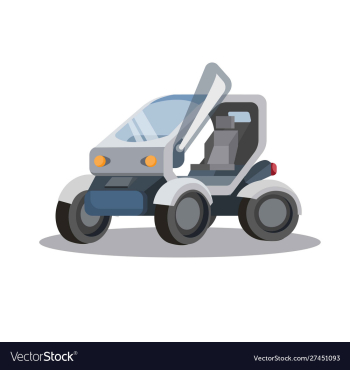 Futuristic concept electric car vector image Futuristic concept electric car vector image