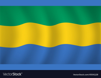 gabon flag background