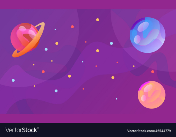 galaxy cartoon with planet background galaxy cartoon with planet background