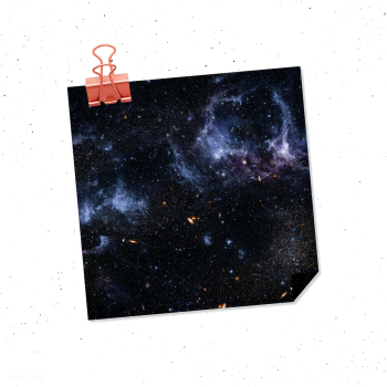 Galaxy patterned note with binder clip | Free illustration - 2338152 Galaxy patterned note with binder clip | Free illustration - 2338152
