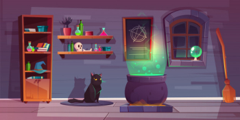 Game background of witch house Game background of witch house