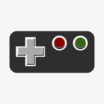 Gamepad clipart, retro illustration vector. | Free Vector - rawpixel Gamepad clipart, retro illustration vector. | Free Vector - rawpixel