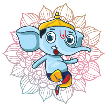 Ganesha background design Ganesha background design