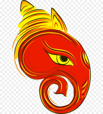 Ganesha Ganesh Chaturthi Hinduism Illustration - Abstract Ganesha 