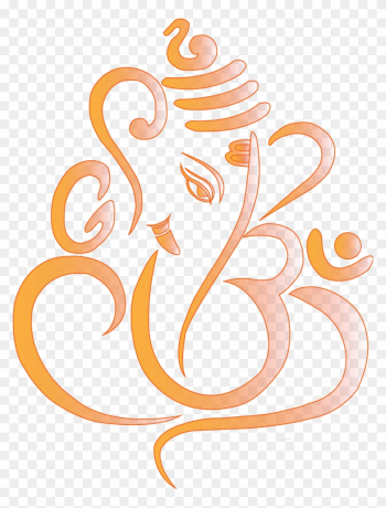 Ganesha Symbol Clip Art - Ganesh Ji Black And White