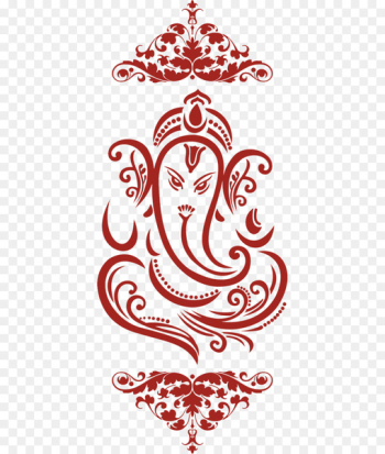 Ganesha Wedding invitation Clip art - wedding card 