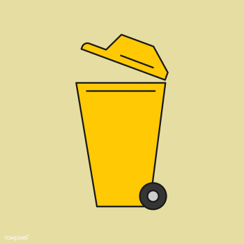 Garbage bin icon | Free stock vector - 1206854