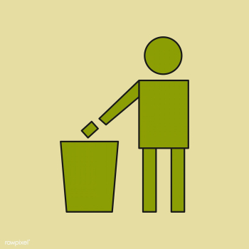 Garbage bin icon | Free stock vector - 1206865