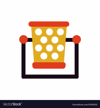 Garbage bin vector image Garbage bin vector image