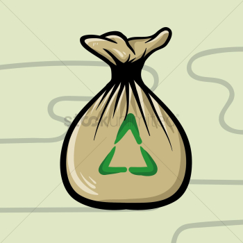 Garbage recycling bag Garbage recycling bag