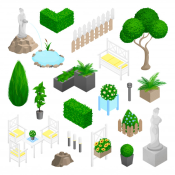 Garden park landscape elements Garden park landscape elements