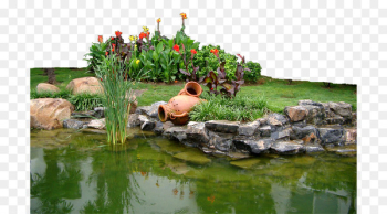 Garden Yard - Artificial lake garden Garden Yard - Artificial lake garden