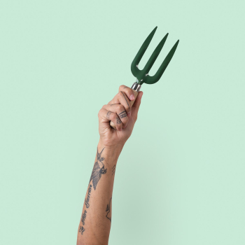 Gardening tool hand fork held by a woman's… | Free stock photo | High Resolution image
