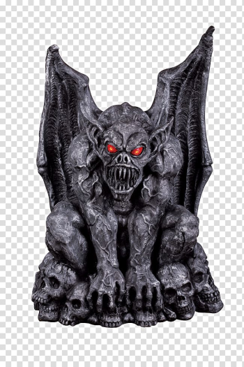 Gargoyle Statue Sculpture Costume Halloween, party decorations transparent background PNG clipart