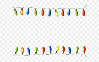Garland Clipart Lights - Transparent Christmas Lights Border Garland Clipart Lights - Transparent Christmas Lights Border