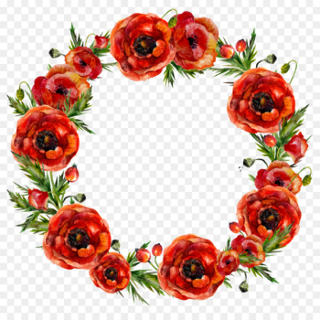 Garland Flower Red Wreath - Flower garlands Garland Flower Red Wreath - Flower garlands