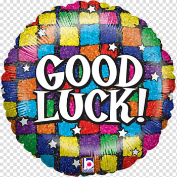 Gas balloon Mylar balloon Birthday Toy balloon, good luck transparent background PNG clipart