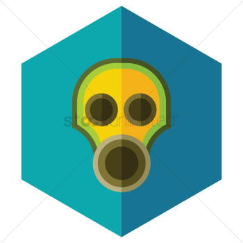 Gas mask icon Gas mask icon