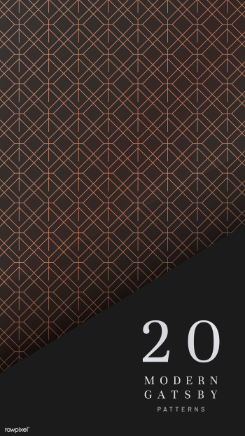 Gatsby patterned banner | Free stock vector - 599180 Gatsby patterned banner | Free stock vector - 599180