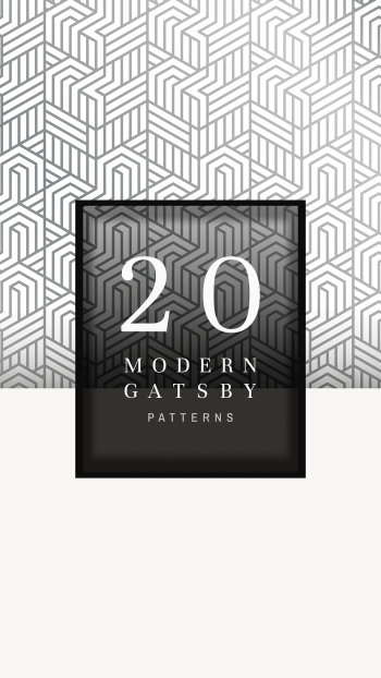 Gatsby patterned banner | Free stock vector - 599203 Gatsby patterned banner | Free stock vector - 599203