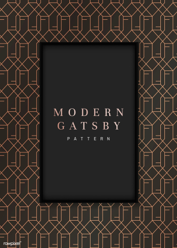 Gatsby patterned frame | Free stock vector - 599165 Gatsby patterned frame | Free stock vector - 599165