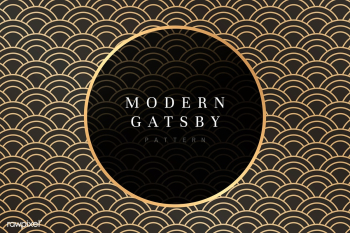 Gatsby patterned frame | Free stock vector - 599178 Gatsby patterned frame | Free stock vector - 599178