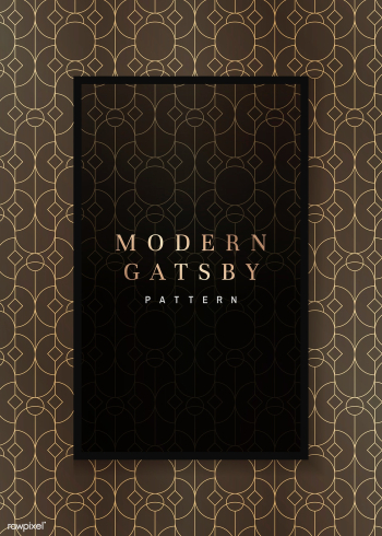 Gatsby patterned frame | Free stock vector - 599198 Gatsby patterned frame | Free stock vector - 599198