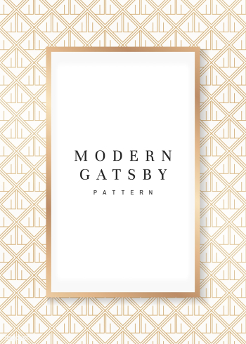 Gatsby patterned frame | Free stock vector - 599199 Gatsby patterned frame | Free stock vector - 599199