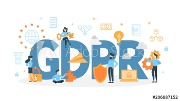 GDPR concept illustration GDPR concept illustration