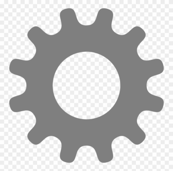 Gear Computer Icons Drawing Silhouette Art - Business People And Developers Must Work Together