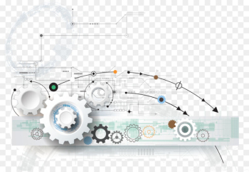 Gear Technology High tech Stock photography - Tech background element vector 