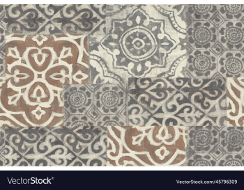 geomatical paisley style repeat design