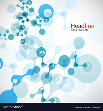 Geometric background molecule and communication vector image Geometric background molecule and communication vector image