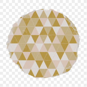 Geometric badge png, gold pattern | Free PNG - rawpixel