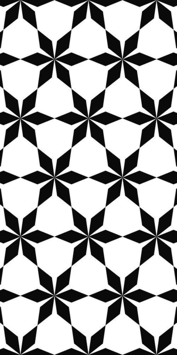 Geometric Black and White Pattern Geometric Black and White Pattern