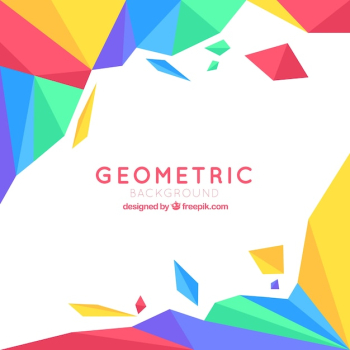 Geometric colourful background Geometric colourful background