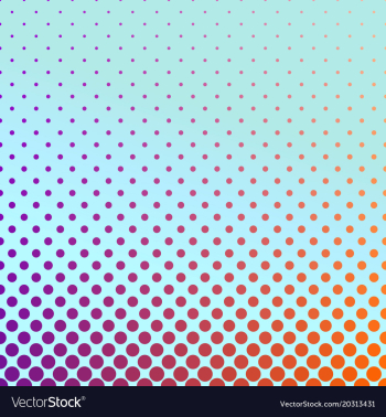 Geometric gradient halftone circle pattern vector image Geometric gradient halftone circle pattern vector image