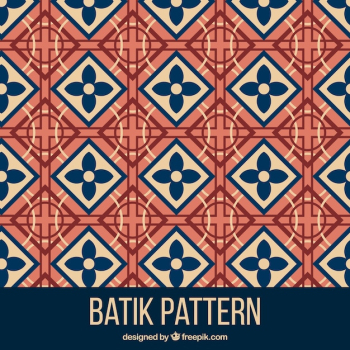 Geometric pattern in batik style Geometric pattern in batik style