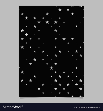 Geometric pentagram pattern background poster vector image Geometric pentagram pattern background poster vector image