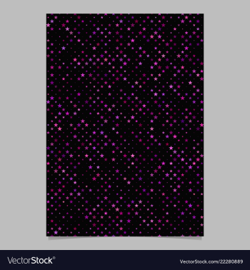 Geometric pentagram pattern brochure background vector image Geometric pentagram pattern brochure background vector image
