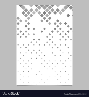 Geometric rounded square pattern poster vector image Geometric rounded square pattern poster vector image