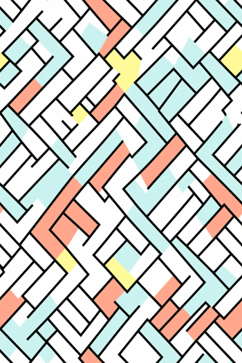 Geometric seamless pattern