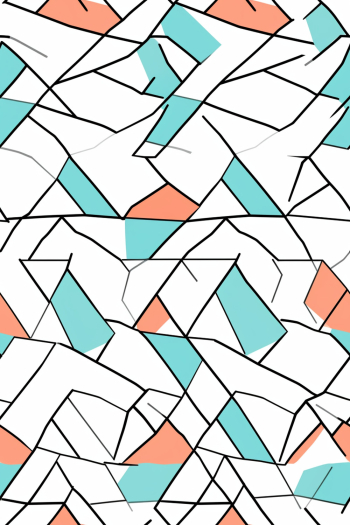 Geometric seamless pattern