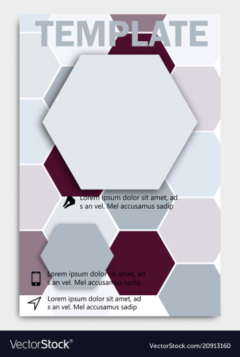 Geometric shape diamond abstract template vector image