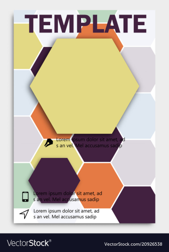 Geometric shape diamond abstract template vector image