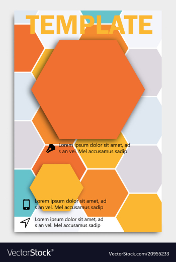 Geometric shape diamond abstract template vector image
