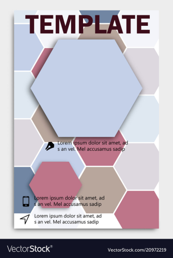 Geometric shape diamond abstract template vector image