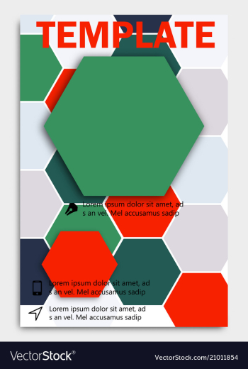Geometric shape diamond abstract template vector image