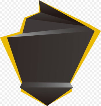 Geometric shape Geometry - Creative custom yellow and black geometric shapes 