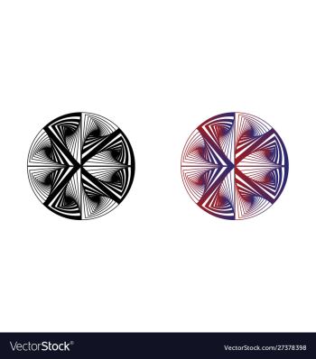 Geometric shape vector image